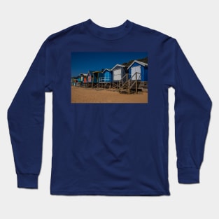 Boat sheds at Mt Martha North, Mornington Peninsula, Victoria, Australia. Long Sleeve T-Shirt